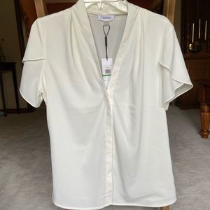 Calvin Klein shirt white large